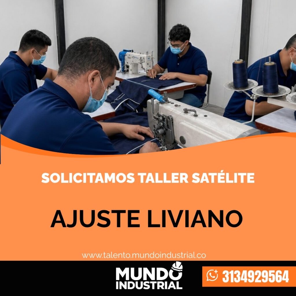 Trabajo para taller satélite en cucuta
ajuste liviano